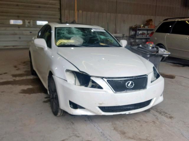 JTHCK262X65007382 - 2006 LEXUS IS 250 WHITE photo 1