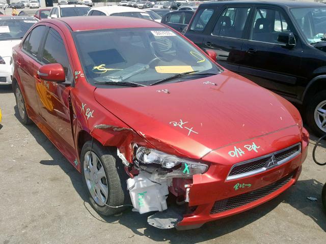 JA32U2FU8FU026168 - 2015 MITSUBISHI LANCER ES RED photo 1