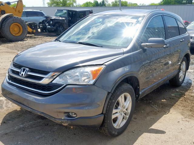 5J6RE4H76BL038443 - 2011 HONDA CR-V EXL CHARCOAL photo 2