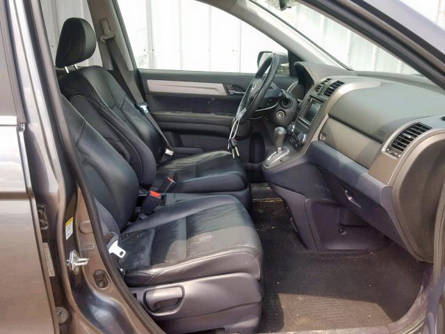 5J6RE4H76BL038443 - 2011 HONDA CR-V EXL CHARCOAL photo 5