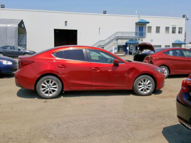 3MZBM1V72EM103723 - 2014 MAZDA 3 TOURING RED photo 9