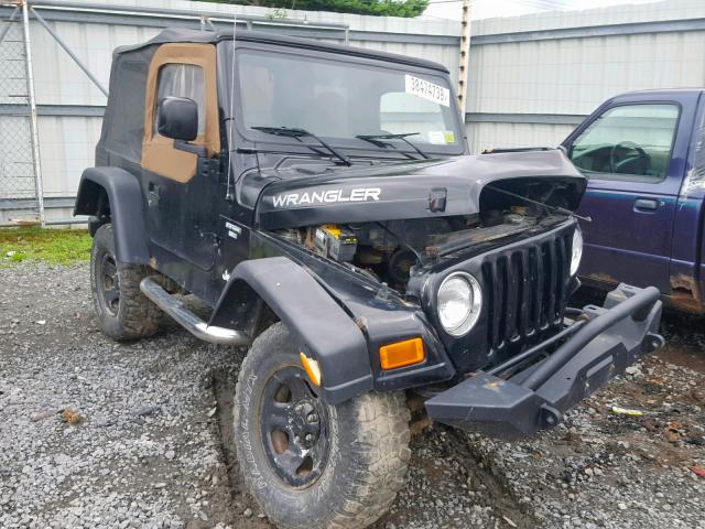 1J4FA29145P345667 - 2005 JEEP WRANGLER / BLACK photo 1