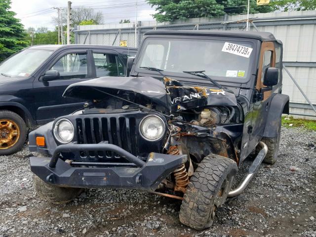 1J4FA29145P345667 - 2005 JEEP WRANGLER / BLACK photo 2