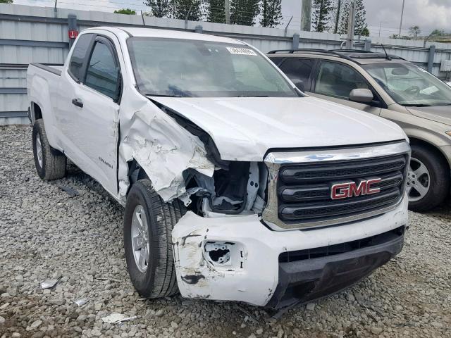 1GTH5BEN8J1108253 - 2018 GMC CANYON WHITE photo 1