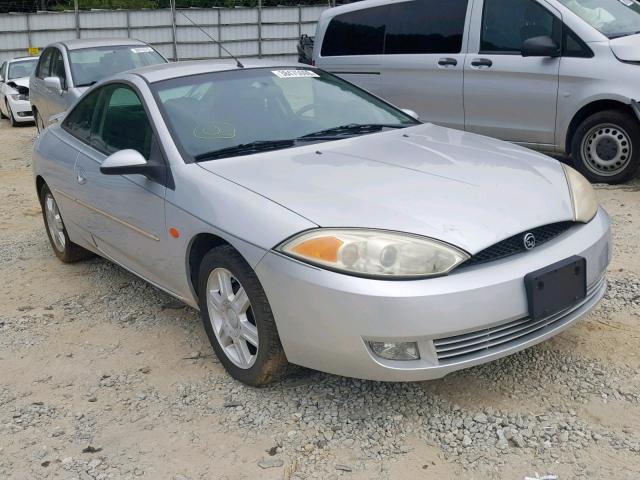 1ZWFT61L025612677 - 2002 MERCURY COUGAR V6 SILVER photo 1