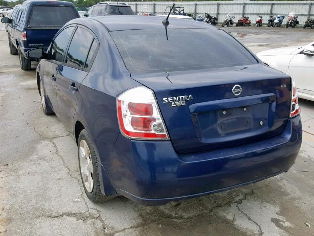 3N1AB61EX9L660867 - 2009 NISSAN SENTRA 2.0 BLUE photo 3