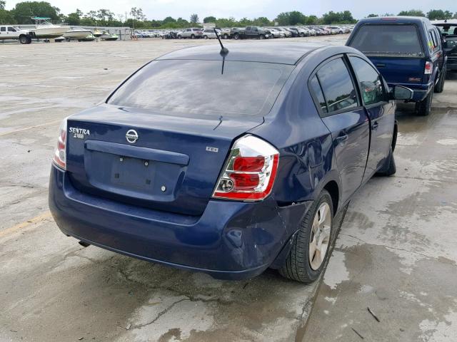 3N1AB61EX9L660867 - 2009 NISSAN SENTRA 2.0 BLUE photo 4