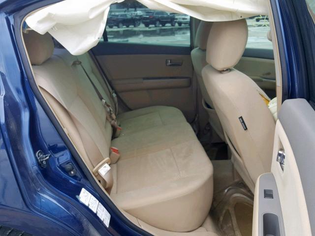 3N1AB61EX9L660867 - 2009 NISSAN SENTRA 2.0 BLUE photo 6