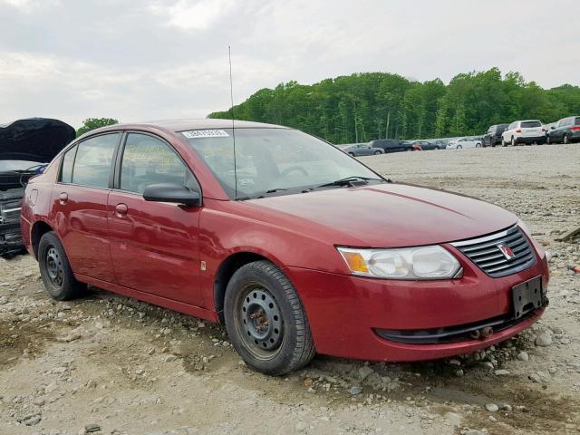 1G8AJ55F57Z163481 - 2007 SATURN ION LEVEL MAROON photo 1