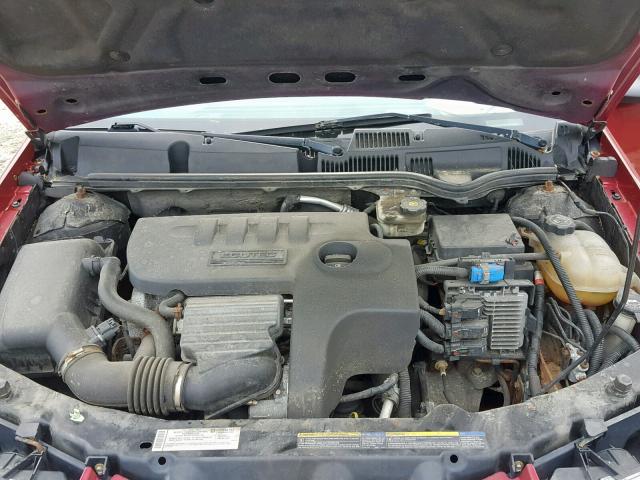 1G8AJ55F57Z163481 - 2007 SATURN ION LEVEL MAROON photo 7