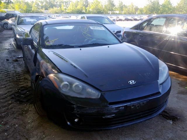 KMHHN66F98U274090 - 2008 HYUNDAI TIBURON GT BLACK photo 1