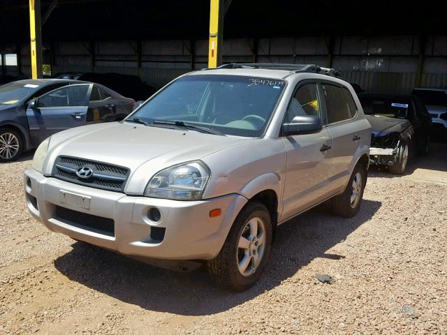 KM8JM12BX6U399199 - 2006 HYUNDAI TUCSON GL SILVER photo 2