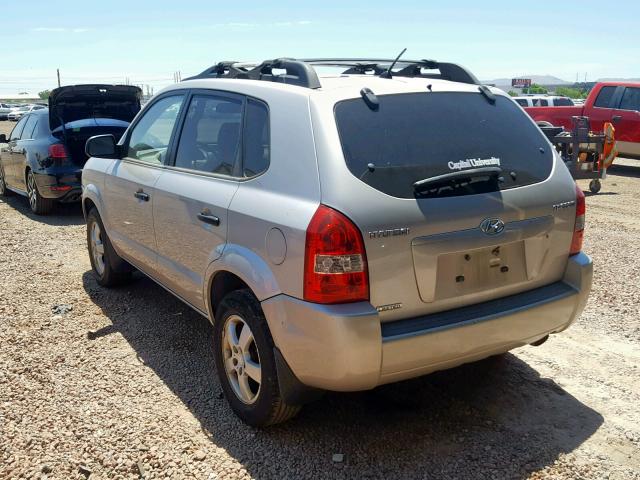 KM8JM12BX6U399199 - 2006 HYUNDAI TUCSON GL SILVER photo 3