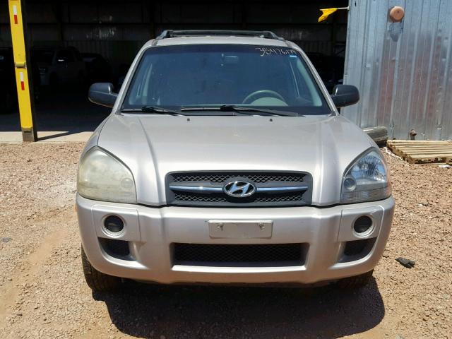 KM8JM12BX6U399199 - 2006 HYUNDAI TUCSON GL SILVER photo 9