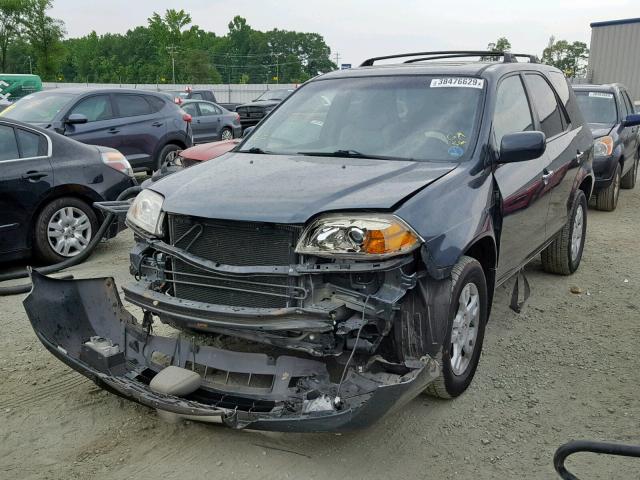 2HNYD18815H556080 - 2005 ACURA MDX TOURIN GREEN photo 2