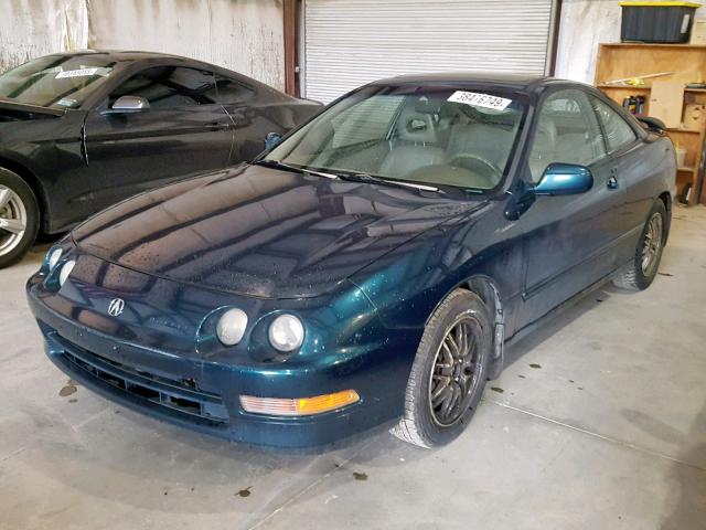 JH4DC4460VS021309 - 1997 ACURA INTEGRA GS GREEN photo 2