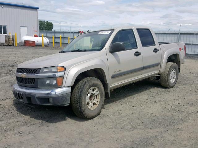 1GCDT136348113754 - 2004 CHEVROLET COLORADO BEIGE photo 2