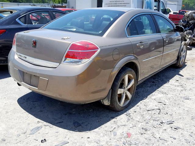 1G8ZS57N87F297942 - 2007 SATURN AURA XE GOLD photo 4