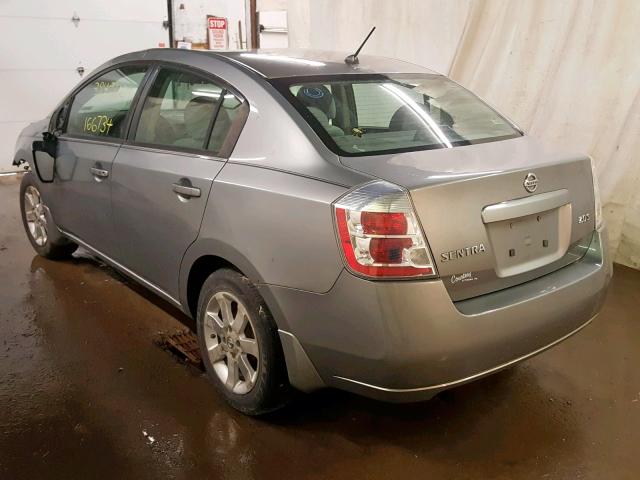 3N1AB61E37L654003 - 2007 NISSAN SENTRA 2.0 GRAY photo 3