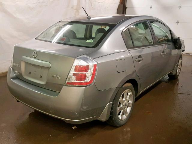 3N1AB61E37L654003 - 2007 NISSAN SENTRA 2.0 GRAY photo 4