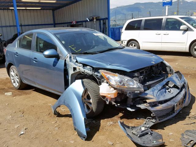 JM1BL1U50B1404425 - 2011 MAZDA 3 S BLUE photo 1