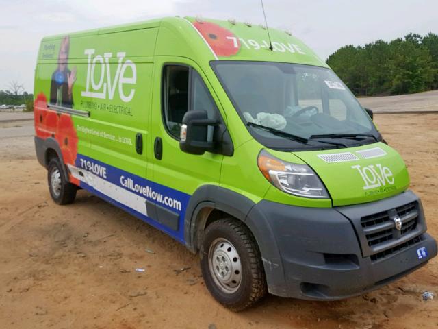 3C6TRVDG7GE137503 - 2016 RAM PROMASTER GREEN photo 1