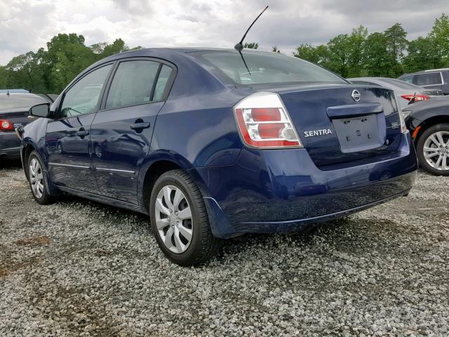 3N1AB61E38L616076 - 2008 NISSAN SENTRA 2.0 BLUE photo 3