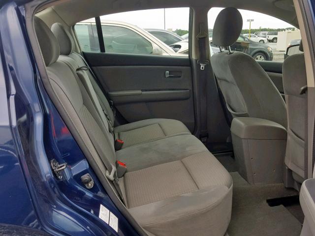 3N1AB61E38L616076 - 2008 NISSAN SENTRA 2.0 BLUE photo 6