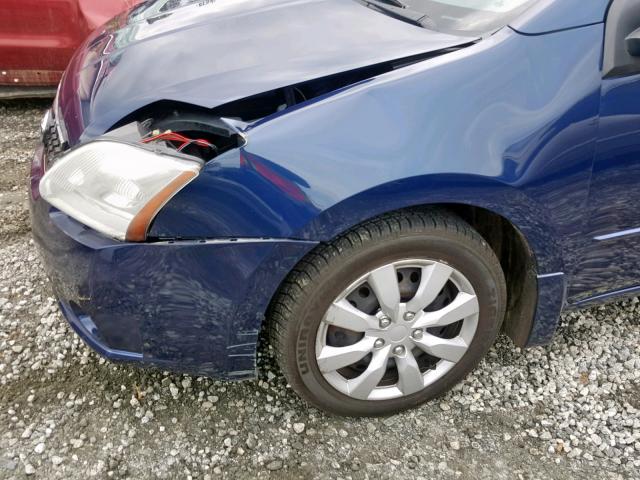 3N1AB61E38L616076 - 2008 NISSAN SENTRA 2.0 BLUE photo 9