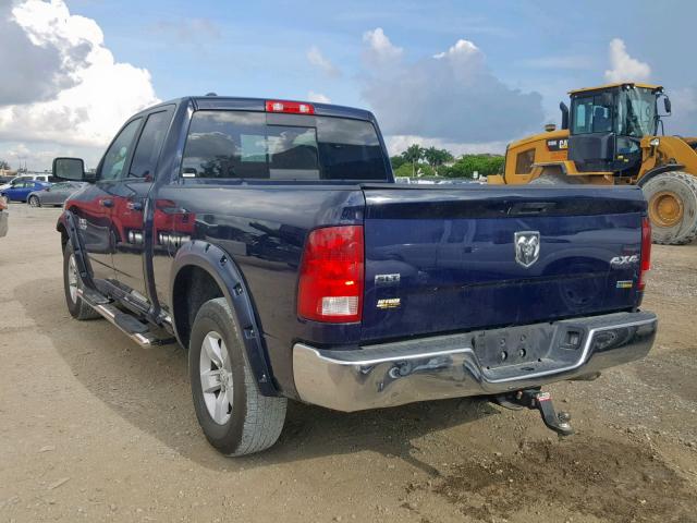 1C6RR7GG2GS195694 - 2016 RAM 1500 SLT BLUE photo 3