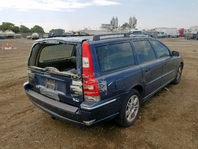 YV1SW592072622163 - 2007 VOLVO V70 2.5T BLUE photo 4