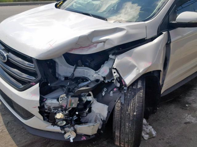 2FMTK3AP3FBC37458 - 2015 FORD EDGE SPORT WHITE photo 9