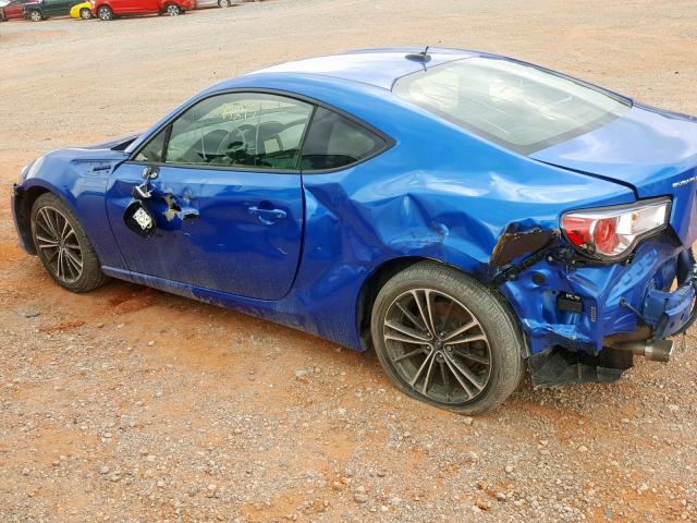 JF1ZCAB17D1601843 - 2013 SUBARU BRZ 2.0 PR BLUE photo 9