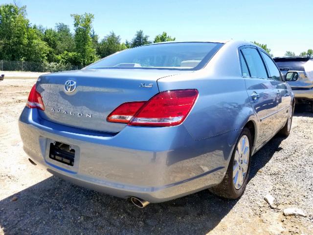 4T1BK36B46U166306 - 2006 TOYOTA AVALON XL/ BLUE photo 4