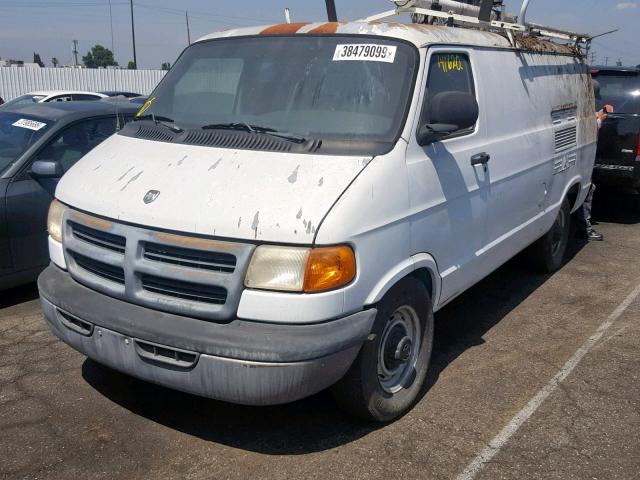 2B7LB31Z5WK147170 - 1998 DODGE RAM VAN B3 WHITE photo 2