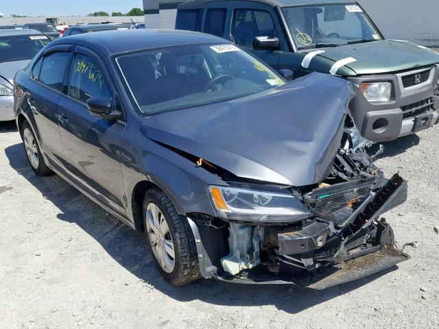 3VW2K7AJ0CM392012 - 2012 VOLKSWAGEN JETTA BASE 灰色 照片 1