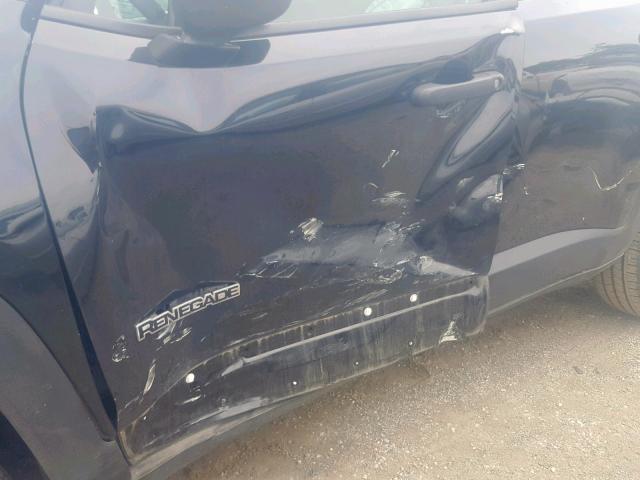 ZACCJBAB8JPH06649 - 2018 JEEP RENEGADE S შავი ფოტო 9