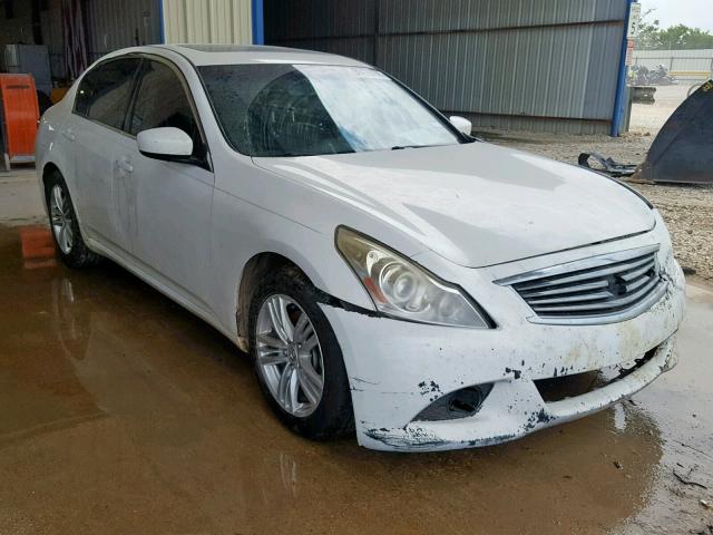 JN1CV6AP6CM934337 - 2012 INFINITI G37 BASE WHITE photo 1