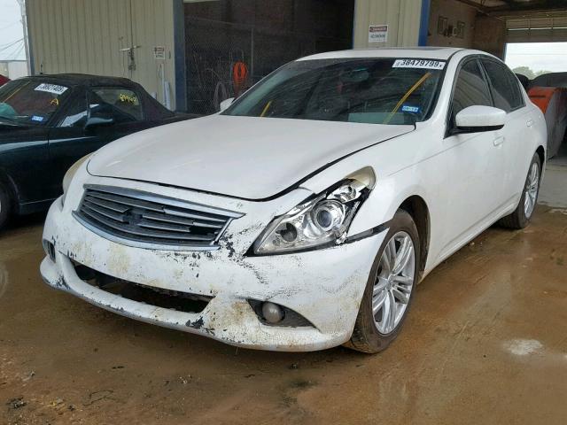 JN1CV6AP6CM934337 - 2012 INFINITI G37 BASE WHITE photo 2