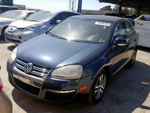 3VWSG71K16M727065 - 2006 VOLKSWAGEN JETTA 2.5 BLUE photo 2