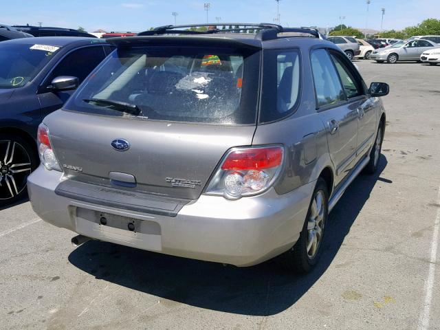 JF1GG686X6G811137 - 2006 SUBARU IMPREZA OU SILVER photo 4