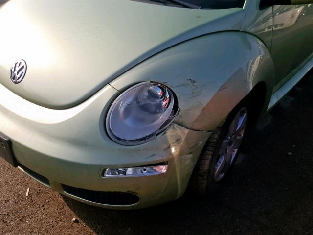 3VWRW31C77M501133 - 2007 VOLKSWAGEN NEW BEETLE أخضر صورة 9