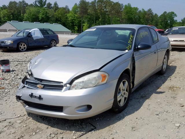 2G1WM15K569237458 - 2006 CHEVROLET MONTE CARL ვერცხლისფერი ფოტო 2