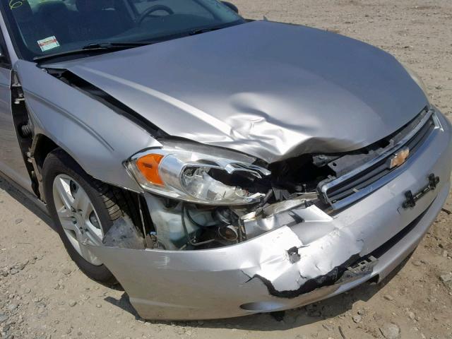 2G1WM15K569237458 - 2006 CHEVROLET MONTE CARL ვერცხლისფერი ფოტო 9