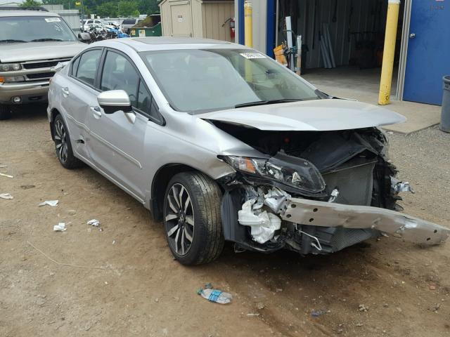 2HGFB2F93FH504277 - 2015 HONDA CIVIC EXL GRAY photo 1