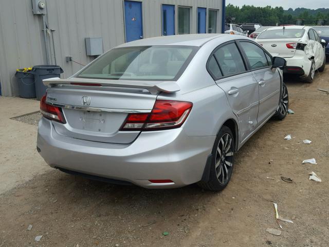 2HGFB2F93FH504277 - 2015 HONDA CIVIC EXL GRAY photo 4