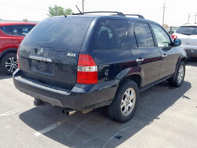 2HNYD18872H514458 - 2002 ACURA MDX TOURIN BLACK photo 4