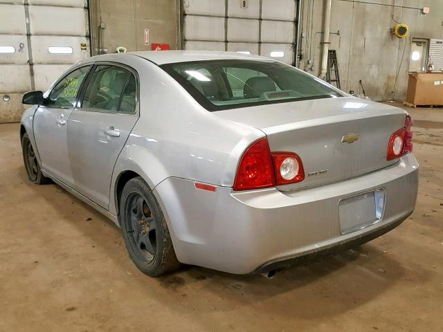 1G1ZH57B48F261850 - 2008 CHEVROLET MALIBU 1LT SILVER photo 3