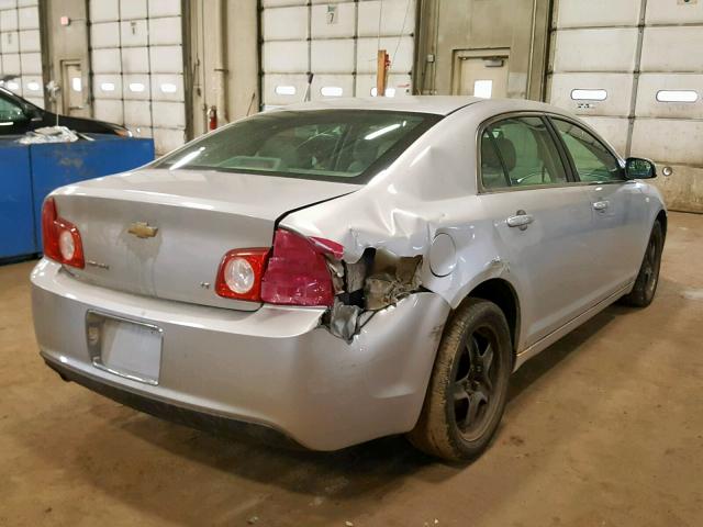 1G1ZH57B48F261850 - 2008 CHEVROLET MALIBU 1LT SILVER photo 4