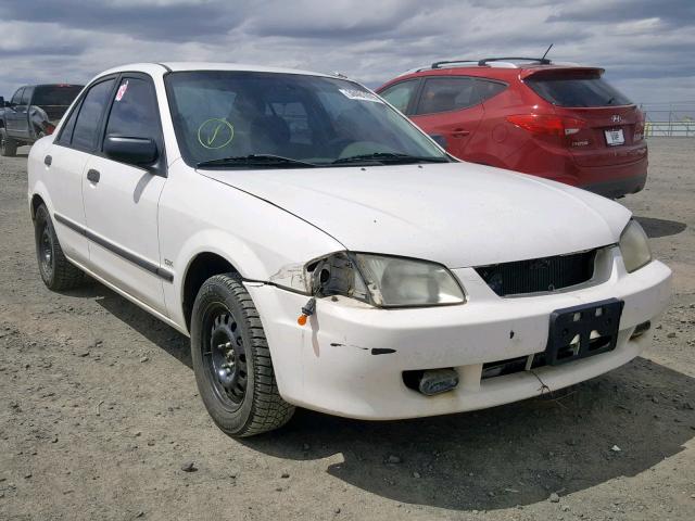 JM1BJ2226X0178036 - 1999 MAZDA PROTEGE DX WHITE photo 1